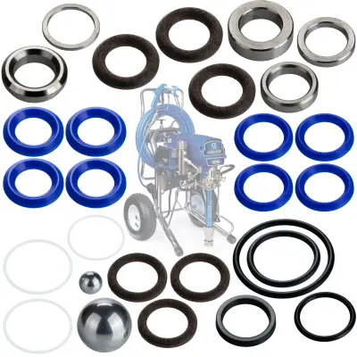 ROSFIX NADOMESTNI DEL ZA BARVALNI AGREGAT GRACO MARK V–VII, 1095–1595 – KOMPLET ZA POPRAVILO ČRPALKE