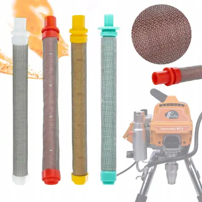 ROSFIX SET FILTRIRNA GLAVA ZA BARVNI AGREGAT – 30/60/100/200 MESH | 93–96 MM, Ø9–10,8 MM, KOVINA/PLASTIKA