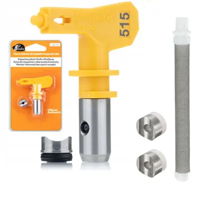 ROSFIX SET BRIZGALNA GLAVA 515 + 2X TESNILO ZA ŠOBO + FILTER 60 MESH | 25 CM ŠIRINA, 93,5 MM D, Ø10,8 MM