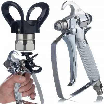 ZENTHRIL SET BRIZGALNA GLAVA AERO X – 3600 PSI, 1/4" IN 7/8" NAVOJ, VGRAJEN FILTER, 4-PALČNI SPROŽILEC | ZA HIDRODINAMIČNO BARVANJE
