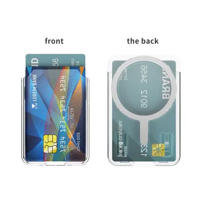 Magnetno držalo za kartice z denarnico in stojalom za telefon