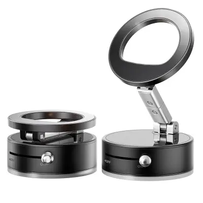 Zložljivo magnetno držalo za telefon s priseskom iz aluminijeve zlitine