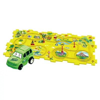 Sestavljanka v obliki železniške proge | ZOOMSTER Dinozavri