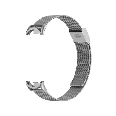 Kovinski pašček, združljiv z Xiaomi Mi Band 8/9/10 - vzmetna zasnova Grey