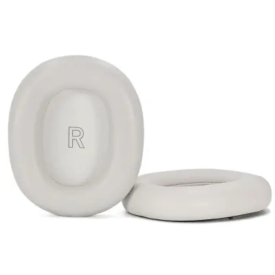 2 Kosa Usnjenih Blazinic iz Jagnječje Kože, Združljive z B&O Beoplay H95 ANC Beige