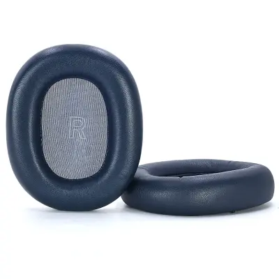 2 Kosa Usnjenih Blazinic iz Jagnječje Kože, Združljive z B&O Beoplay H95 ANC Blue