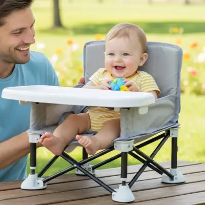 Zložljiv otroški stol | BIBISEAT Zelena