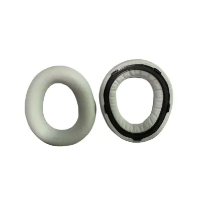 Združljivi Nadomestni ušesni blazinici iz belega proteinskega usnja za Beyerdynamic AVENTHO 300 (2 kosa)