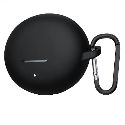 Silikonsko Zaščitno Ohišje Združljivo s Honor Earbuds 4i - Prevleka za Slušalke Black