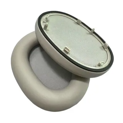 Združljivi nadomestni ušesni blazinici za SONY WH-1000XM6 (2 kosa) - Srebrno proteinsko usnje