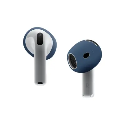 Združljivi Apple AirPods 4 silikonski ušesni nastavki - 2 para Blue