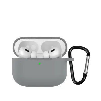 Združljivo s silikonskim zaščitnim etuijem Apple AirPods Pro 3 - odporen na praske, vodoodporen Grey