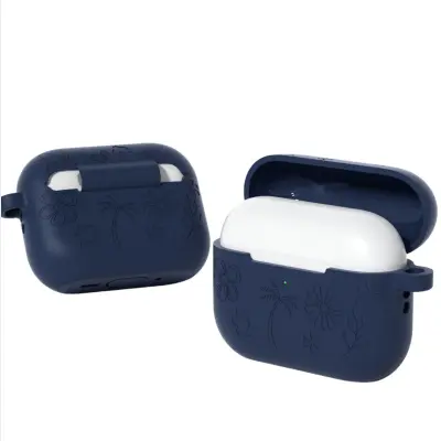 Združljivo s silikonskim zaščitnim etuijem Apple AirPods Pro 3 - odporen na udarce, vodoodporen in odporen proti padcem Blue