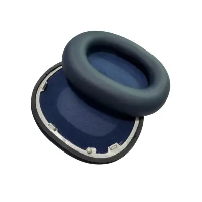 Združljivo z SONY WH-1000XM6 Modri nadomestni ušesni blazinici iz proteinskega usnja (2 kosa)