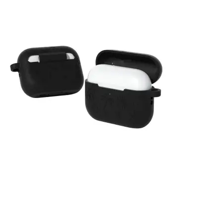 Združljivo s silikonskim zaščitnim etuijem Apple AirPods Pro 3 - odporen na udarce, vodoodporen in odporen proti padcem Black