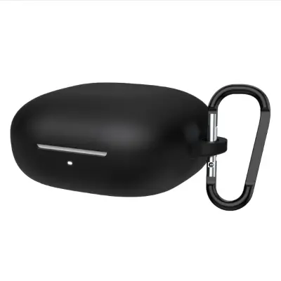 Silikonsko ohišje, združljivo s slušalkami Honor Earbuds X9 - Odporno na udarce Black