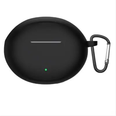 Silikonsko Zaščitno Ohišje Kompatibilno z OPPO Enco Air4 Pro - Odporno na Prstne Odise Black