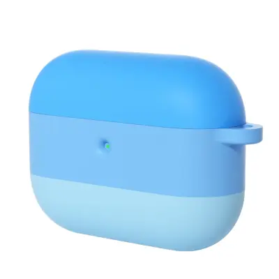 Kompatibilno z Apple AirPods Pro 3: Gradient silikonski zaščitni etui s ključkom Blue