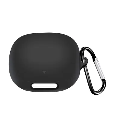 Silikonsko ohišje, združljivo z Anker Soundcore Liberty 4 Pro Bluetooth slušalkami Black