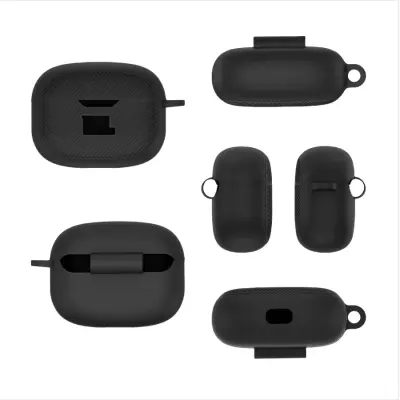 Silikonsko ohišje za slušalke JBL Vibe Beam: Zaščita in stil Black