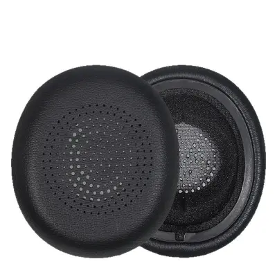 Črne proteinske usnjene ušesne blazinice za Jabra Evolve2 30 SE