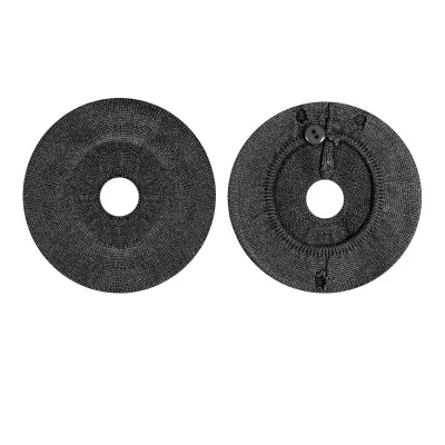 Združljiv Apple AirPods Max pleteni ušesni pokrov - Črna protiprašna zaščita