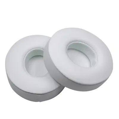 Združljivi nadomestni ušesni blazinici iz proteinskega usnja za Beats Solo 2/3 White