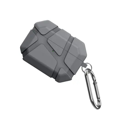 Kompatibilno ohišje iz TPU za AirPods Pro 2 - Odporno na udarce in prah Grey