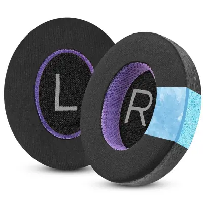 Združljivi Bose 700 Nadomestni ušesni blazinici - Črno-vijolični ledeni dotik