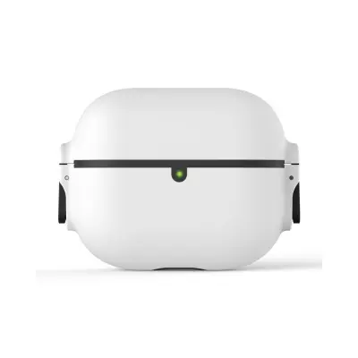 Zaščitno silikonsko ohišje, združljivo z AirPods Pro 2 - odporno na udarce in prah White