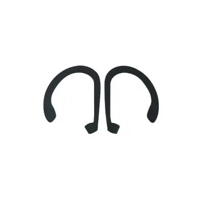 Protizdrsni silikonski ušesni kavlji za AirPods 1/2/3/Pro (2 para)