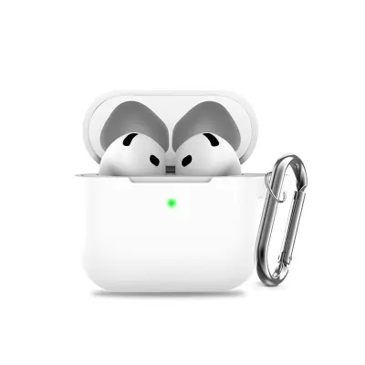 Silikonski ovitek za AirPods s čistilnim kompletom White  AirPods Pro 2