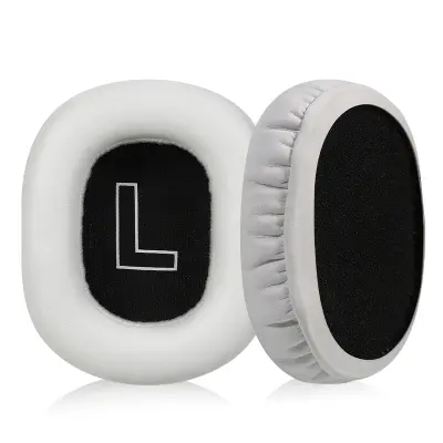 Proteinski usnjeni ušesni blazinici za serijo QCY H3 - 2 kosa White