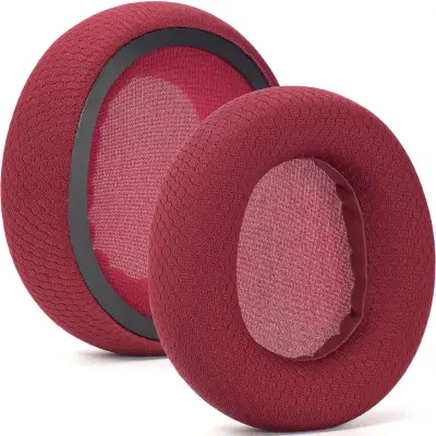 Združljivi SteelSeries Arctis Nova Pro, Nova 7, 3, 1 Nadomestni ušesni blazinici Red