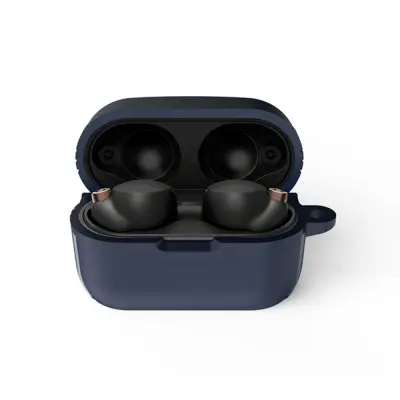 Kompatibilno Ohišje iz TPU za Sony WF-1000XM5 - Odporno na udarce in prah NavyBlue