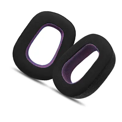 Združljivo z Logitech Zone Vibe100: Nadomestne ušesne blazinice - Črna/Vijolična