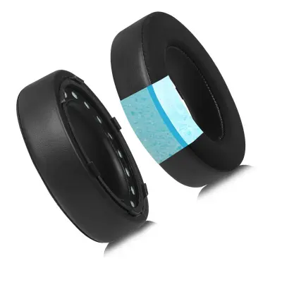 Združljivi Bose 700 Nadomestni ušesni blazinici - Bela, ohlajena usnjena prevleka Black