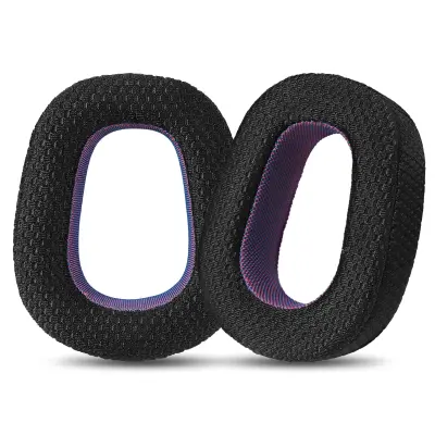 Združljivi nadomestni ušesni blazinici za Logitech Zone Vibe 100 - Črno-vijolični