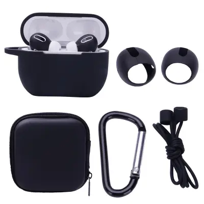 Zaščitni komplet za brezžične Bluetooth slušalke AirPods Pro Black