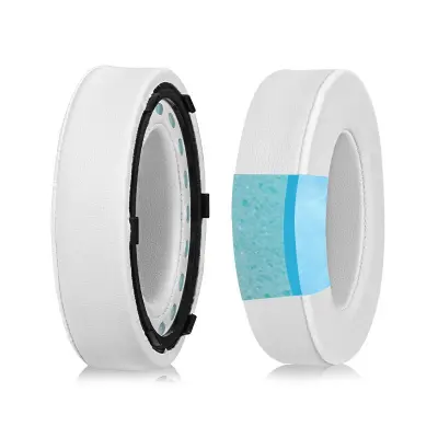 Združljivi Bose 700 Nadomestni ušesni blazinici - Bela, ohlajena usnjena prevleka White