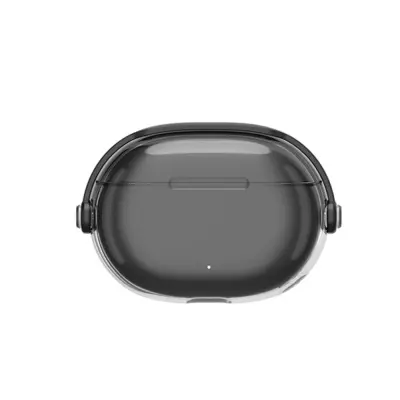 Zaščitno TPU ohišje, združljivo z Beats Studio Buds - odporno na udarce in prah Transparent+Black