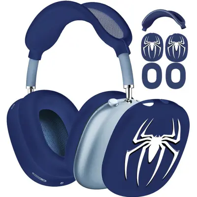 Združljiv komplet zaščitnih etuijev za AirPods Max 1/2 generacije - Spider Blue