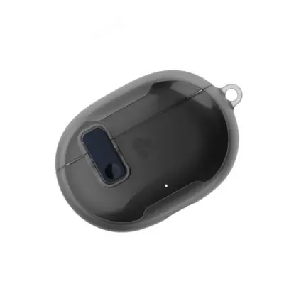 Zaščitno ohišje iz TPU, združljivo z Beats Studio Buds / Buds+ z elektro prevleko Transparent+Black