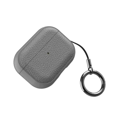 Združljivo ohišje iz TPU usnja za AirPods 3 - odporno na udarce in praske Grey