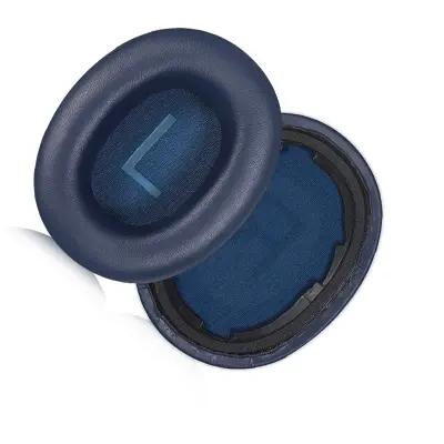 Proteinski usnjeni ušesni blazinici za serijo QCY H3 - 2 kosa Blue