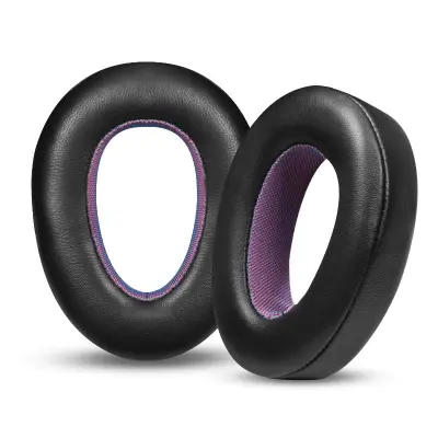 Združljivi nadomestni ušesni blazinici za slušalke Sennheiser PXC550 - črna