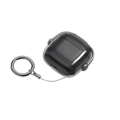 Zaščitno ohišje, združljivo s Huawei FreeBuds SE3/SE2, PC TPU odporen na udarce Transparent+Black