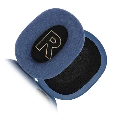 Modri žametni ušesni blazinici za Logitech G PRO X (par)