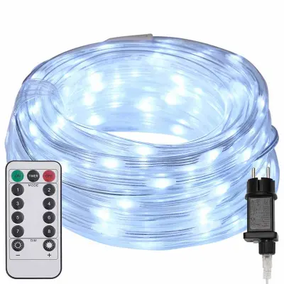 vidaXL Osvetljena vrv med 480 LED Hladno bela 20 m PVC