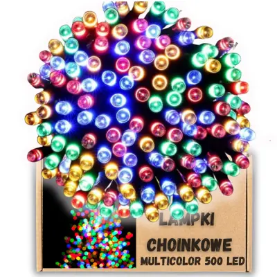 Lučke za božično drevo Lučke za božično drevo 500 LED večbarvne večbarvne